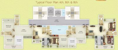 Project Image of 310.0 - 421.0 Sq.ft 1 BHK Apartment for buy in Unimont Coral