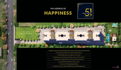 Project Image of 0.0 - 731.0 Sq.ft 2 BHK Apartment for buy in Prime 51 Balewadi Residences Phase 2