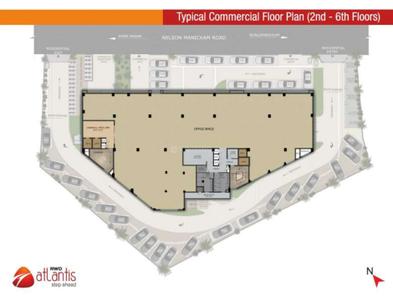 Project Image of 721.0 - 2052.0 Sq.ft 1 BHK Apartment for buy in Ramky Atlanits