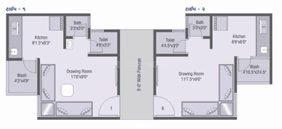 Project Image of 990 Sq.ft 2 BHK Apartment / Flat for sale in Lambha for Rs. 2150000