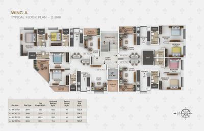 Project Image of 661.3 - 1121.0 Sq.ft 2 BHK Apartment for buy in Oriana Nest