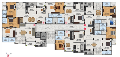 Project Image of 1260.0 - 2911.0 Sq.ft 2 BHK Apartment for buy in Meeradhe Dreams