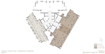 Project Image of 390.95 - 1855.91 Sq.ft Studio Studio Apartment for buy in Oberoi Sky City Tower G