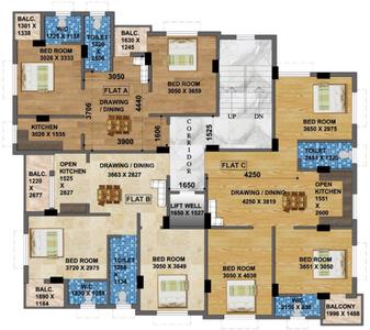 Project Image of 825.0 - 1080.0 Sq.ft 2 BHK Apartment for buy in Vishwakarma Siddhi Residency