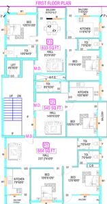 Project Image of 545.0 - 1187.0 Sq.ft 1 BHK Apartment for buy in Vishnu Realty Chennai Sai Santhosh