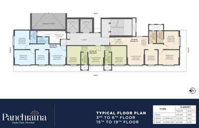 Project Image of 430.0 - 985.0 Sq.ft 1 BHK Apartment for buy in Matrubhoomi Panchratna