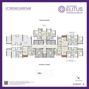 Project Image of 1013.0 - 1329.0 Sq.ft 3 BHK Apartment for buy in Kalpataru Elitus