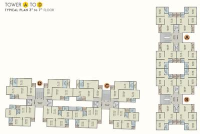 Project Image of 351.23 - 731.0 Sq.ft 1 BHK Apartment for buy in Koriya Kishan Ambrosia