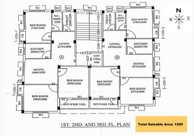 Prititech Enclave I Enclave I Cluster Plan 1
