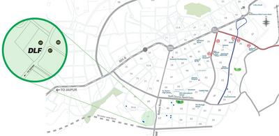 DLF Arcade 68 Location Plan 1