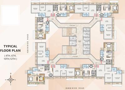 Project Image of 0.0 - 1000.0 Sq.ft 2 BHK Apartment for buy in Ana Zillion Tower