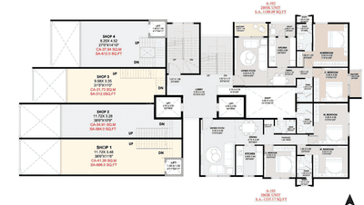 Project Image of 1172.26 - 1764.05 Sq.ft 2 BHK Apartment for buy in Ashok Elite