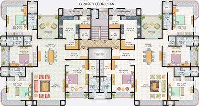 Project Image of 0.0 - 2000.0 Sq.ft 4 BHK Apartment for buy in ML Padmanabadh
