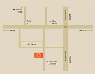 Project Image of 1499.84 - 1991.0 Sq.ft 4 BHK Apartment for buy in Sahajanand The Landmark Luxuria