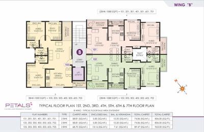 Project Image of 1300 Sq.ft 2.5 BHK Apartment / Flat for sale in Tathawade for Rs. 10300000