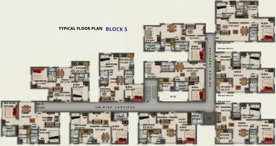 Project Image of 466.0 - 702.0 Sq.ft 2 BHK Apartment for buy in Baashyaam Le Chalet Smart Choice Homes Block 5