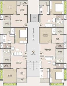 Project Image of 275.0 - 568.0 Sq.ft 1 BHK Apartment for buy in Abhilashha Residency Phase 2