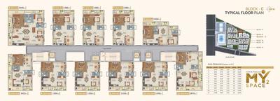 Project Image of 1070.0 - 2485.0 Sq.ft 2 BHK Apartment for buy in My Space 2