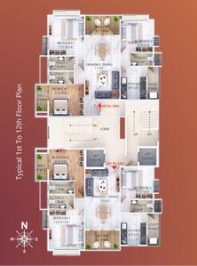 Project Image of 275.45 - 854.65 Sq.ft 1 BHK Apartment for buy in Ingenious Heights