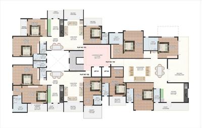 Project Image of 1716.0 - 1763.0 Sq.ft 3 BHK Apartment for buy in Raunak Residency