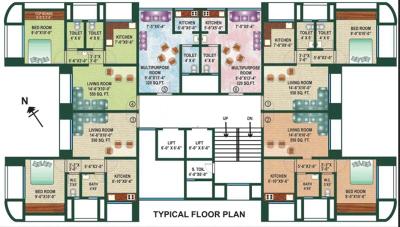 Project Image of 257.0 - 436.0 Sq.ft 1 BHK Apartment for buy in Jakhubhai Lalji Empire Gold