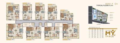 Project Image of 1070.0 - 2485.0 Sq.ft 2 BHK Apartment for buy in My Space 2