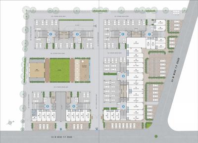 Project Image of 615.7 - 651.0 Sq.ft 2 BHK Apartment for buy in R Sheladia Panchamrut Skyz