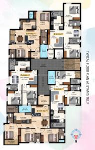 Project Image of 804.0 - 1240.0 Sq.ft 2 BHK Apartment for buy in Jeyam Tulip