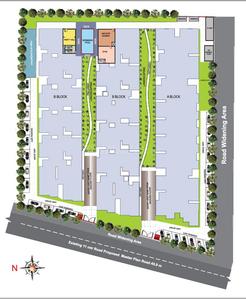 Ashish Green B Block Layout Plan 1