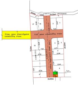 Unjal Vinayagar Nagar Layout Plan 1