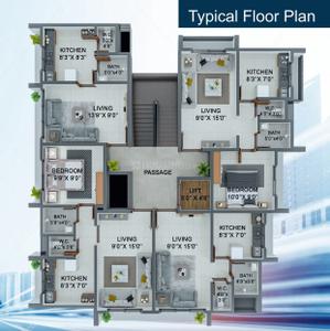 Project Image of 239.39 - 291.27 Sq.ft 1 RK Apartment for buy in SR Vihar Bldg No 3