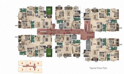 Project Image of 1159.0 - 1625.0 Sq.ft 2 BHK Apartment for buy in Confident Infinity
