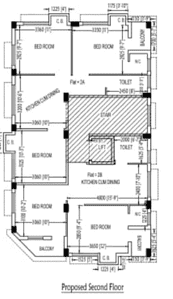 Project Image of 910.0 - 940.0 Sq.ft 3 BHK Apartment for buy in Pacific Basdroni Heights