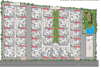 Project Image of 1100.0 - 1820.0 Sq.ft 2 BHK Apartment for buy in Shree Krishna Onyx