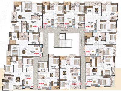 Project Image of 810.0 - 1440.0 Sq.ft 2 BHK Apartment for buy in Habulus Sai Elite Apartment