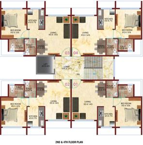 Project Image of 367.82 - 532.32 Sq.ft 1 BHK Apartment for buy in Gajora Kalpavruksha Valley