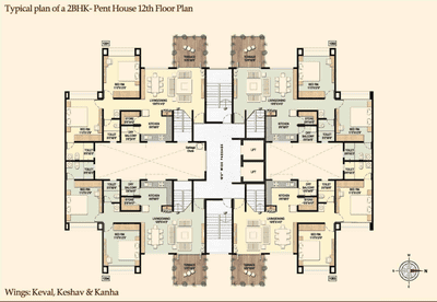 Project Image of 1574.0 - 2158.0 Sq.ft 3 BHK Apartment for buy in Samraat Vrindavan