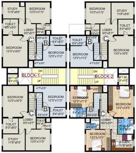 Project Image of 1650.0 - 1882.0 Sq.ft 3 BHK Apartment for buy in Hinduja El Jardin