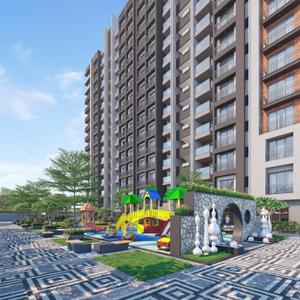 Project Image of 703.0 - 899.32 Sq.ft 2 BHK Apartment for buy in Sahjanand Luxuria