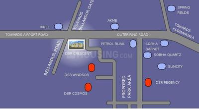 Project Image of 1200.0 - 1575.0 Sq.ft 2 BHK Apartment for buy in DSR Crescent
