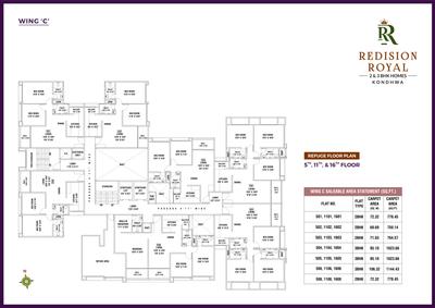 Project Image of 750.14 - 2215.23 Sq.ft 2 BHK Apartment for buy in Redision Royal