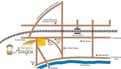 Project Image of 1020 Sq.ft 2 BHK Apartment / Flat for sale in Ravet for Rs. 5100000