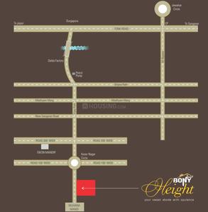 Project Image of 564.9 - 2349.6 Sq.ft 1 BHK Apartment for buy in Bony Height
