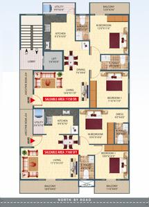 Project Image of 1150.0 - 1160.0 Sq.ft 2 BHK Apartment for buy in ATM Serinity
