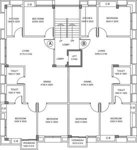 Project Image of 0.0 - 1464.0 Sq.ft 3 BHK Apartment for buy in Fort Jardin