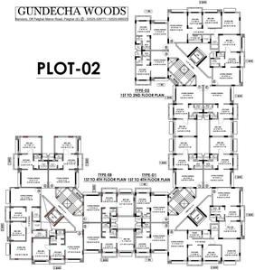 Project Image of 223.0 - 502.0 Sq.ft 1 RK Apartment for buy in Gundecha Woods