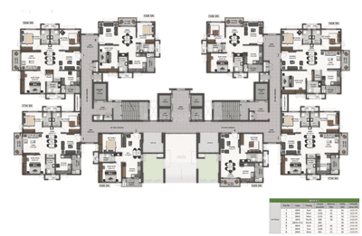 Project Image of 1243.0 - 2257.0 Sq.ft 2 BHK Apartment for buy in Aparna Zenon