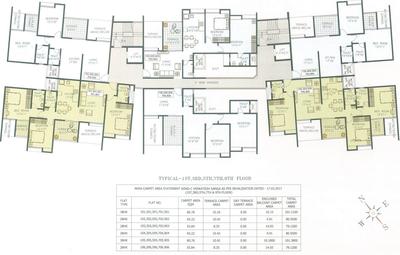 Project Image of 601.0 - 868.0 Sq.ft 2 BHK Apartment for buy in Rohidas And Kalidas Vekatesh Ganga
