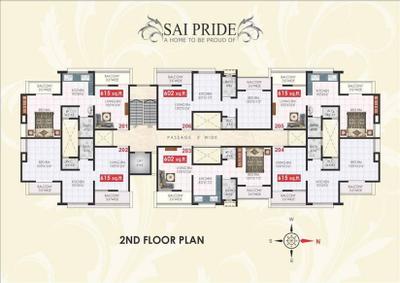Project Image of 403.0 - 411.0 Sq.ft 1 BHK Apartment for buy in Shubham Sai Pride