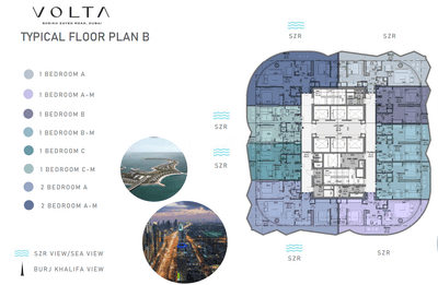 Project Image of 0.0 - 1011.0 Sq.ft 1 BHK Apartment for buy in Damac Volta